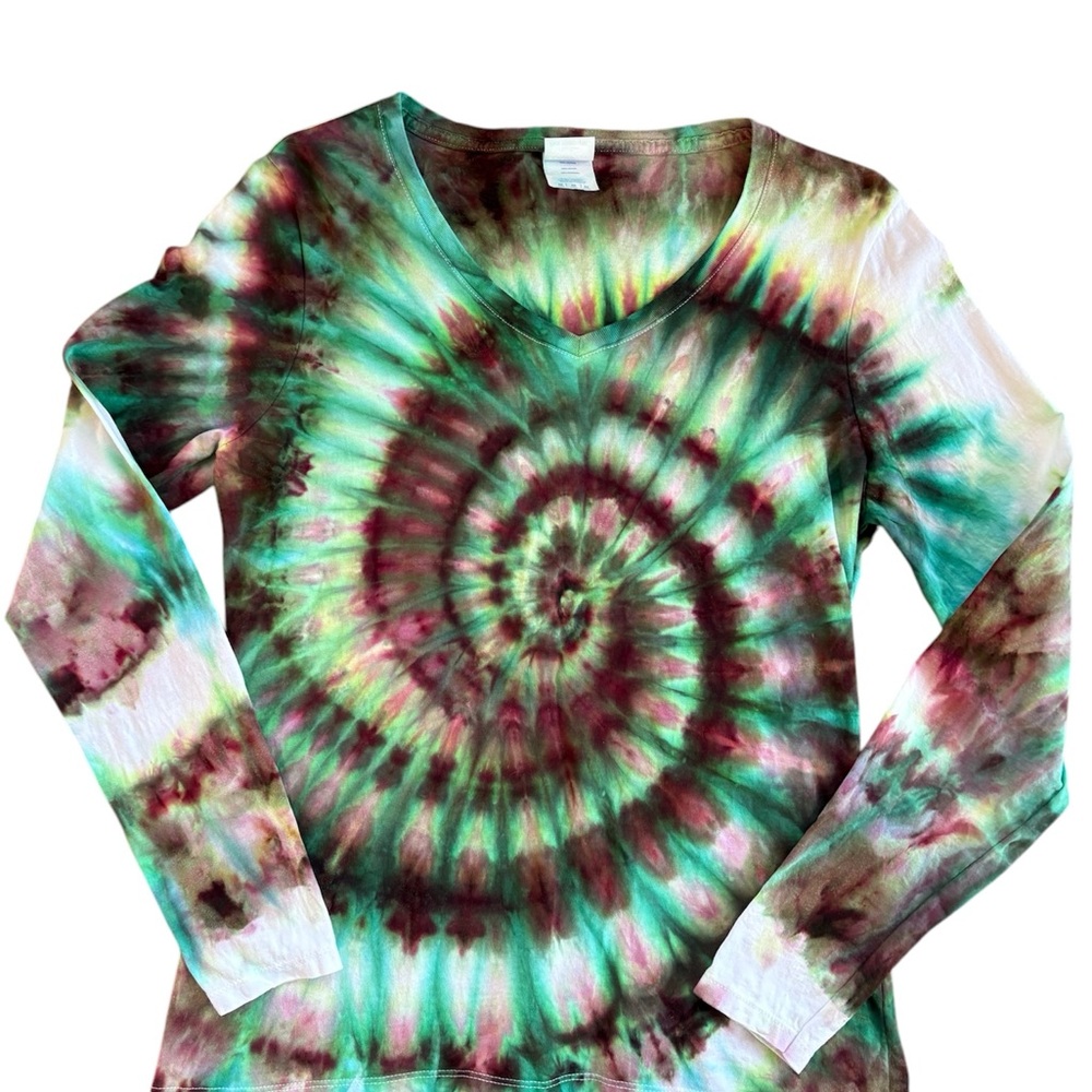 Hand-crafted Tie-Dye Long Sleeve Shirt